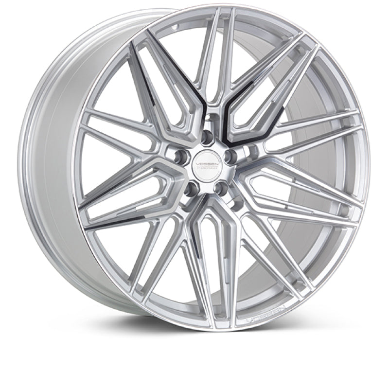 Vossen HF-7 20x10.5 / 5x114.3 / ET45 / Deep Face / 73.1 - Silver Polished Wheel