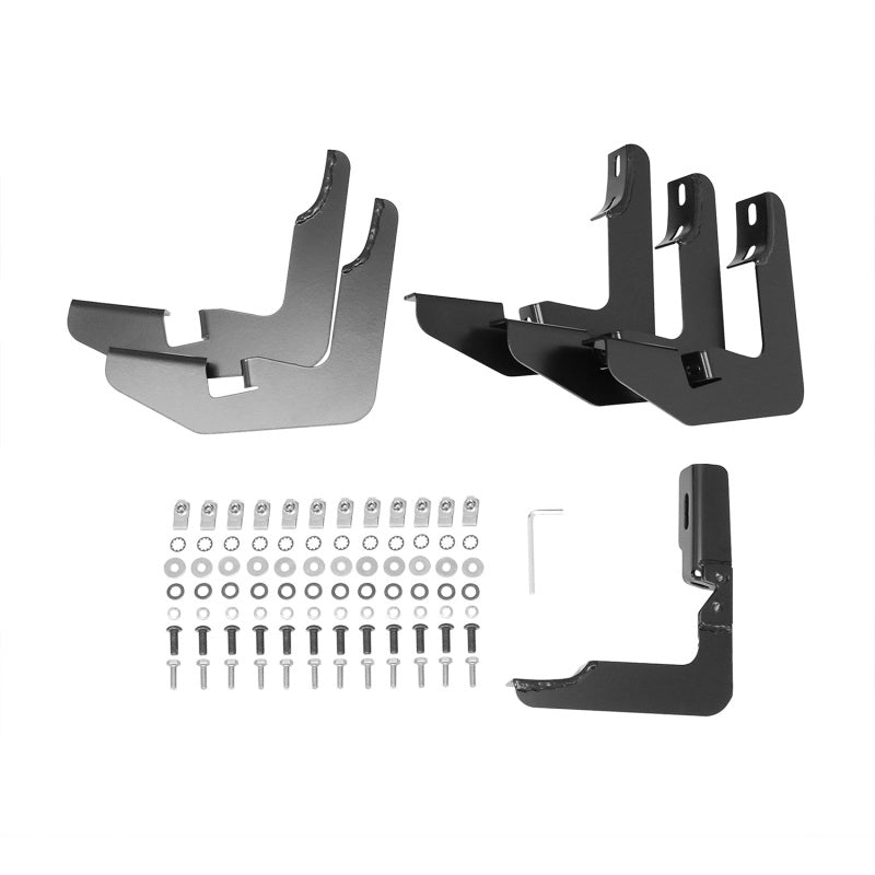 Westin 2009-2014 Ford F-150 SuperCrew PRO TRAXX 5 Oval Nerf Step Bars - Black