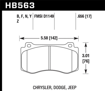 Hawk LTS Street Brake Pads