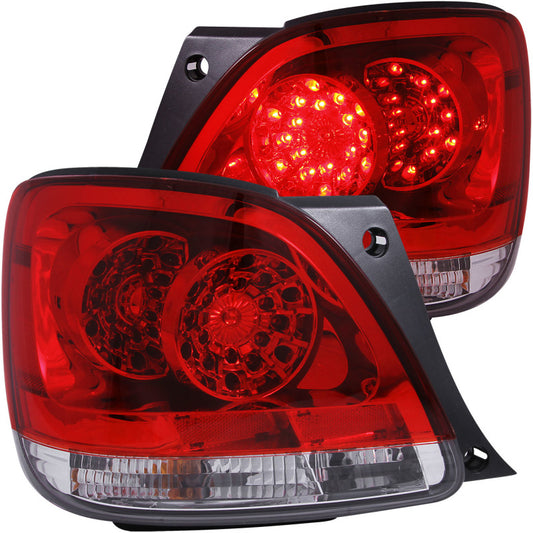 ANZO 1998-2005 Lexus Gs300 LED Taillights Red/Clear