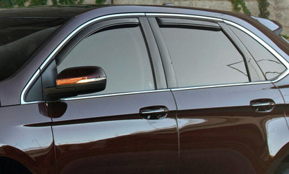 AVS 07-14 Cadillac Escalade Ventvisor In-Channel Front & Rear Window Deflectors 4pc - Smoke