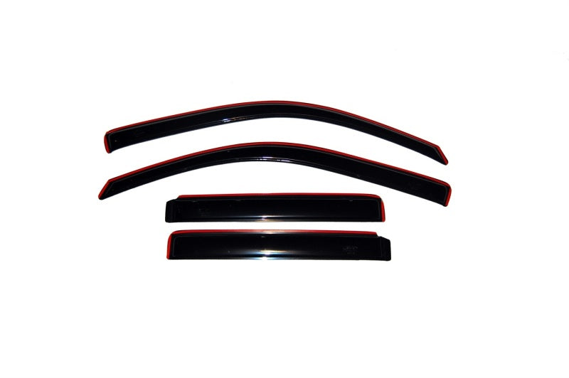 AVS 02-06 Chevy Trailblazer EXT Ventvisor In-Channel Front & Rear Window Deflectors 4pc - Smoke