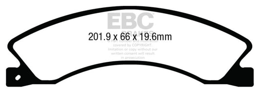 EBC 12+ Nissan NV 1500 Ultimax2 Rear Brake Pads