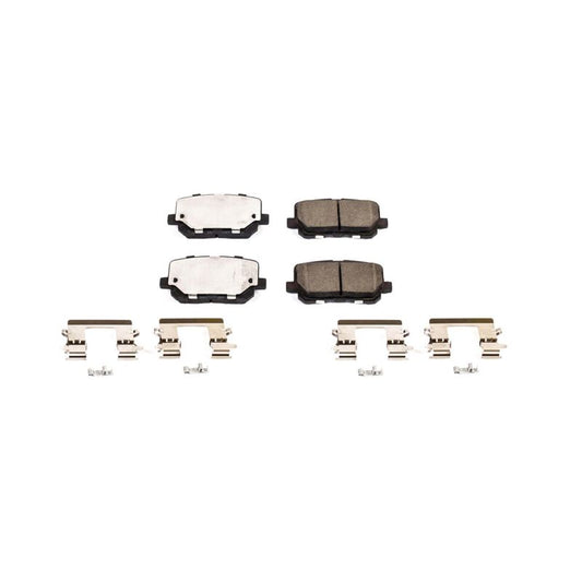 Power Stop 14-19 Dodge Charger Rear Z17 Evolution Ceramic Brake Pads w/Hardware