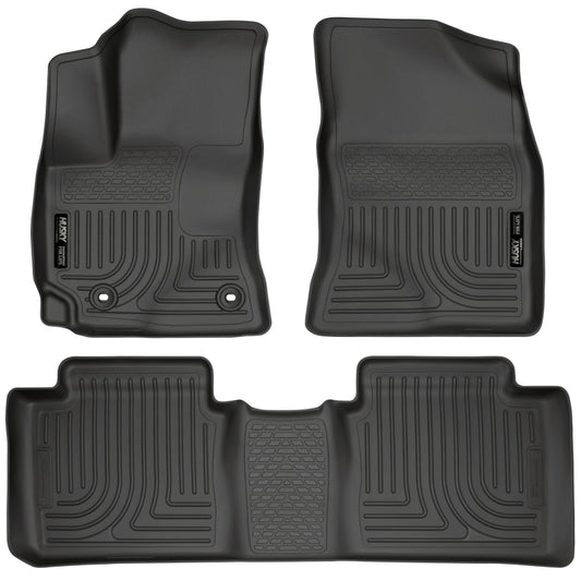 Husky Liners 14 Toyota Corolla Weatherbeater Black Front & 2nd Seat Floor Liners