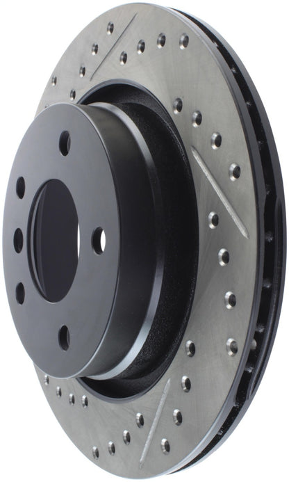 StopTech Power Slot 00 BMW 323 / 01-07 325 / 99-00 328 Series Rear Right Drilled & Slotted Rotor