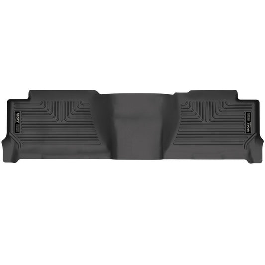 Husky Liners 2004-2006 Chevrolet Silverado 1500 Crew Cab Pickup WeatherBeater Rear Floor Mat (Black)