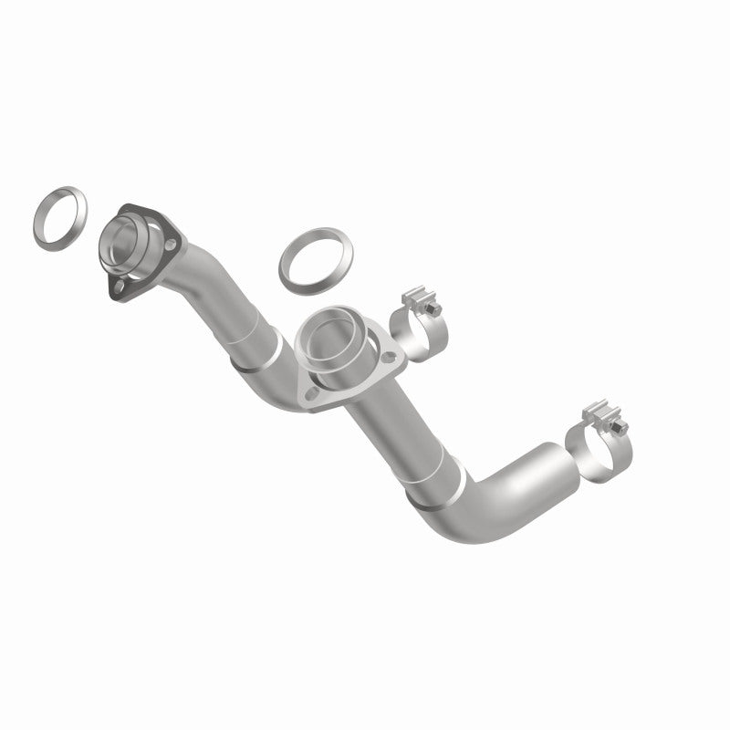 MagnaFlow 66-72 Chevy C10 Pickup V8 2-Piece Front Exhuast Pipe Kit (2in Tubing/Clamps/Inlet Flanges)