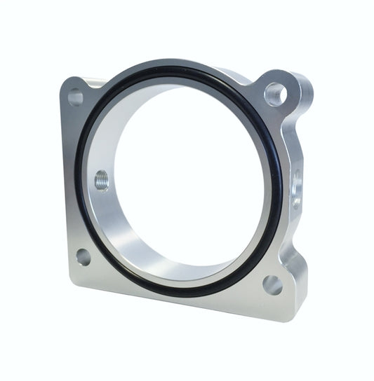 Torque Solution Throttle Body Spacer (Silver) Ford F-150 3.5L Ecoboost / 3.7L V6
