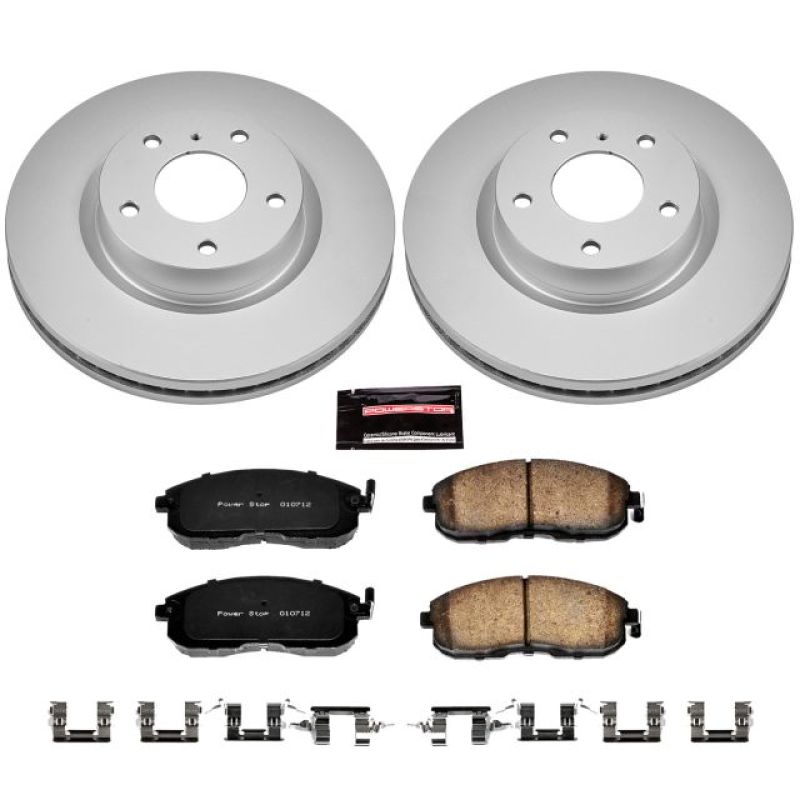 Power Stop 03-05 Infiniti G35 Front Z17 Evolution Geomet Coated Brake Kit