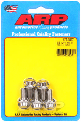 ARP - M8 x 1.25 x 16 12pt Stainless Steel Bolts (Set of 5)