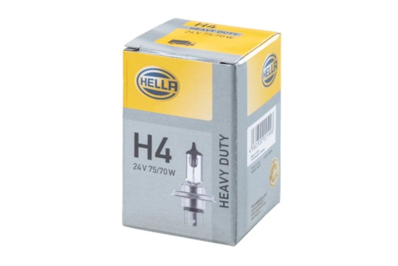 Hella H4 24V 75/70W P43t T4.625 Halogen Bulb (Min Order Qty 10)