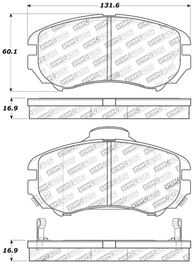 StopTech Performance Brake Pads