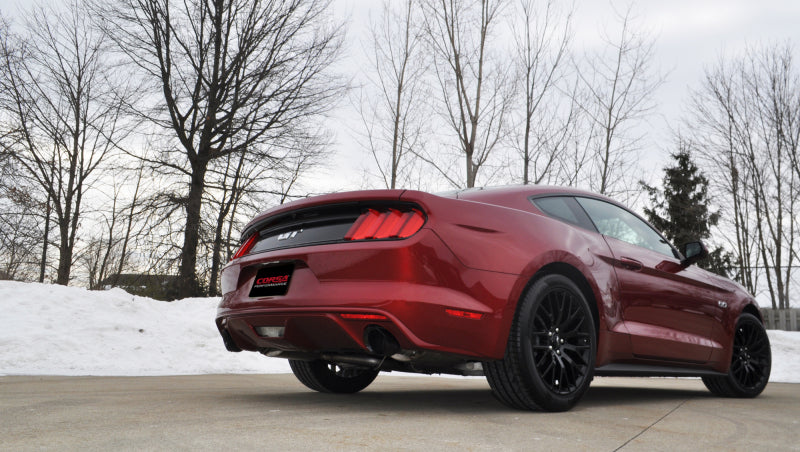 Corsa 2015-2017 Ford Mustang GT 3.0in Inlet / 4.5in Outlet Black PVD Tip Kit (For Corsa ExhaustOnly)