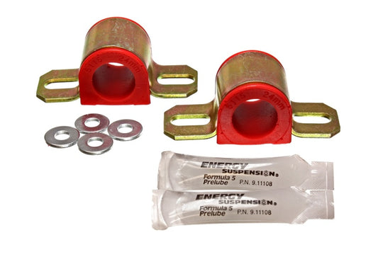 Energy Suspension 86-91 Mazda RX7 Red 24mm Front Sway Bar Bushings