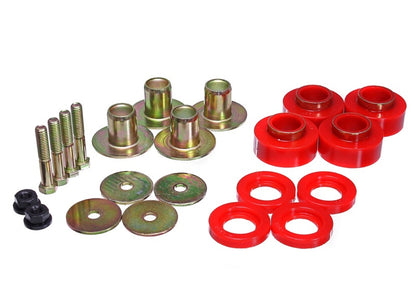 Energy Suspension 68-72 Chevrolet Chevelle Red Body Mount Set