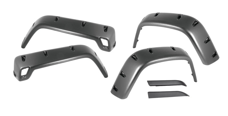 Rugged Ridge 6-Piece Fender Flare Kit 97-06 Jeep Wrangler