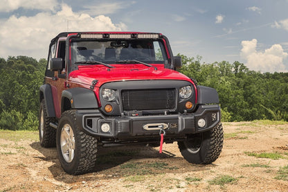 Rugged Ridge Spartacus Front Bumper Black 07-18 Jeep Wrangler