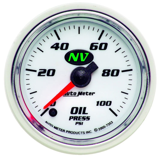 Autometer NV 2-1/16in 0-100 PSI Stepper Motor Oil Temp Gauge