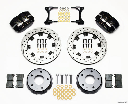 Wilwood Dynapro Radial Front Drag Kit 11.75in Vented Drilled 98-02 Camaro/Firebird