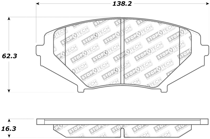 StopTech Street Touring 04-07 RX-8 Front Pads