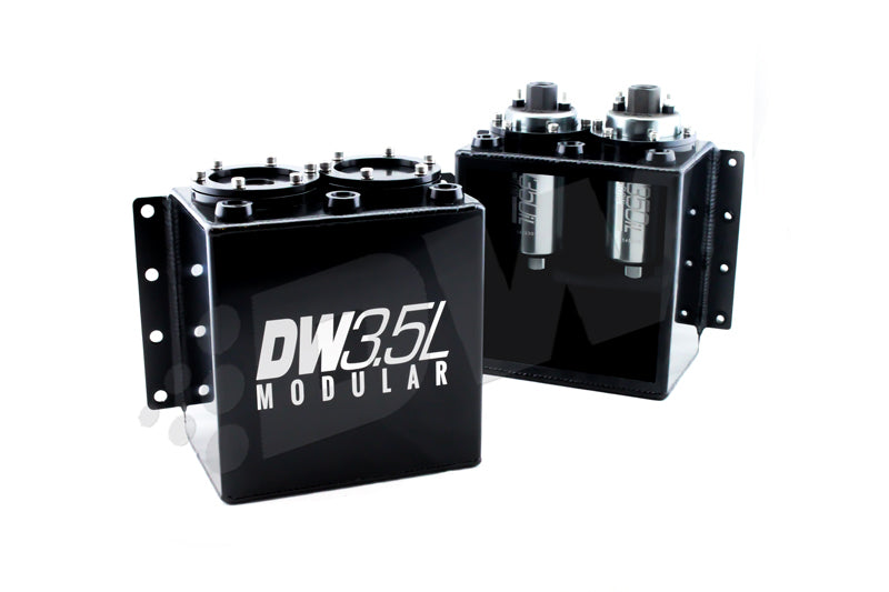 DeatschWerks 3.5L Modular Surge Tank (Fits 1-2 DW350iL Fuel Pumps - Pumps Not Included)