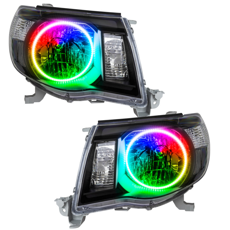 Oracle 05-11 Toyota Tacoma SMD HL - Black - ColorSHIFT w/ Simple Controller