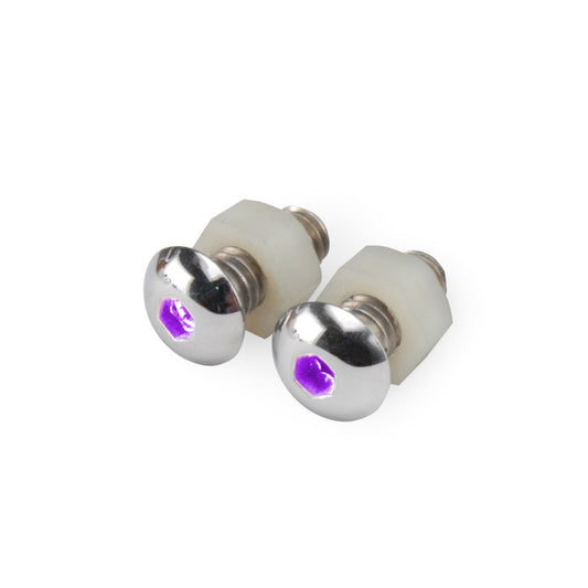 DEI LED Lighted Button Head Bolts Universal Accent Lighting - 2-pack - Purple