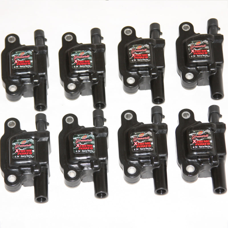 Granatelli 05-13 GM LS1/LS2/LS3/LS4/LS5/LS6/LS7/LS9/LSA/ Hi-Perf Coil Packs - Black (Set of 8)