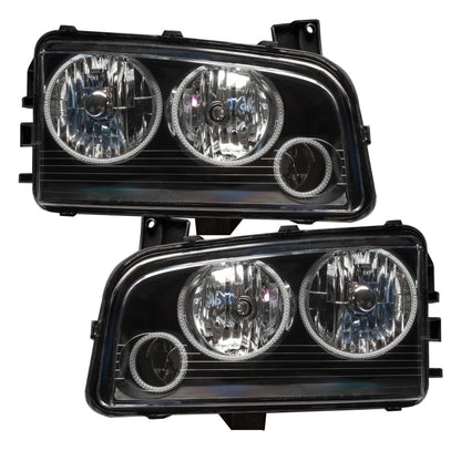 Oracle 05-10 Dodge Charger SMD HL (Non-HID) - Triple Halo - ColorSHIFT w/ BC1 Controller