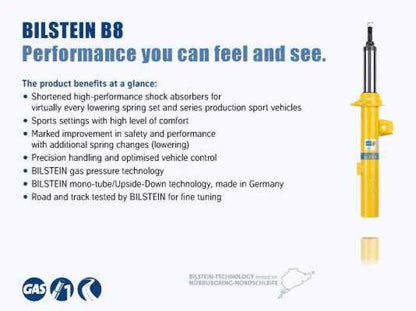 Bilstein B8 94-98 Audi Cabriolet 2.8L Rear Monotube Shock Absorber