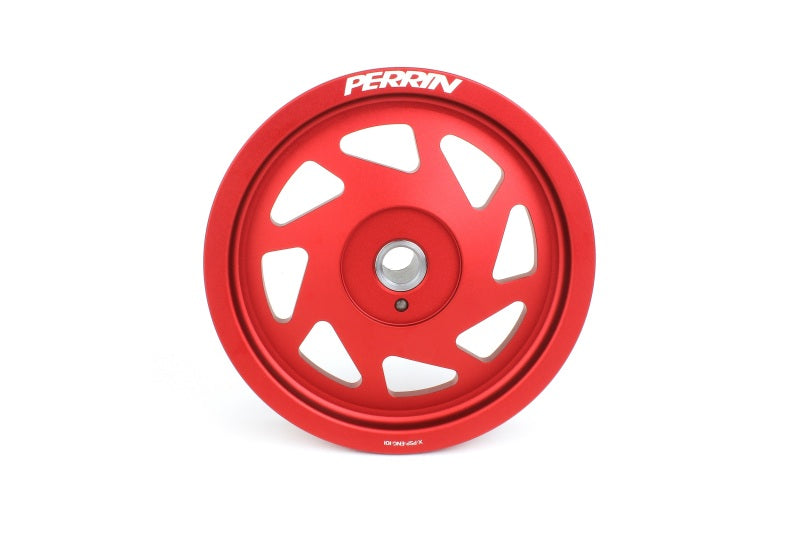 PERRIN 22-26 Subaru WRX/BRZ & Toyota GR86 / 20-25 FXT/OBXT Lightweight Crank Pulley - Red