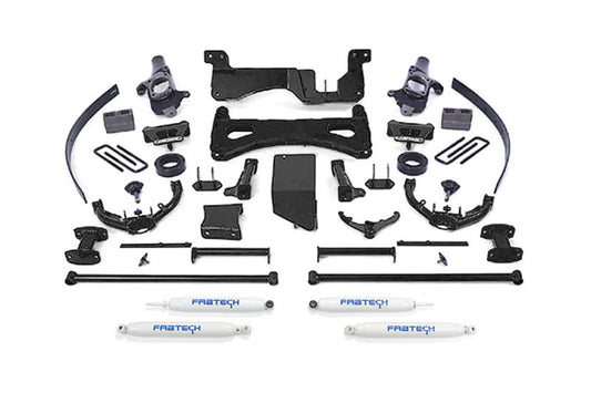 Fabtech 07-08 GM C/K2500HD 8in Perf Sys w/Perf Shks