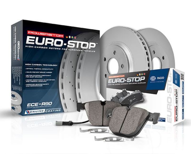 Power Stop 11-13 BMW 328i Rear Euro-Stop Brake Kit