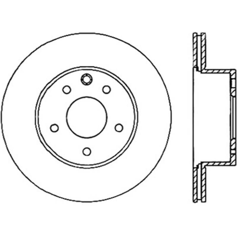 StopTech Power Slot 06-07 350Z / 05-07 G35 / 06-07 G35X SportStop CRYO Slotted Rear Left Rotor