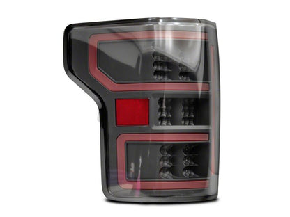 Raxiom 18-20 Ford F-150 Axial Series LED Tail Lights w/ SEQL Turn Signals- Blk Housing (Clear Lens)