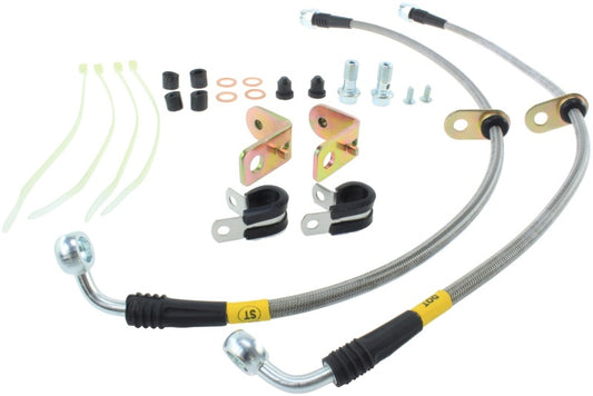 StopTech 11-14 Ford Mustang GT 5.0L V8 Stainless Steel Front Brake Lines