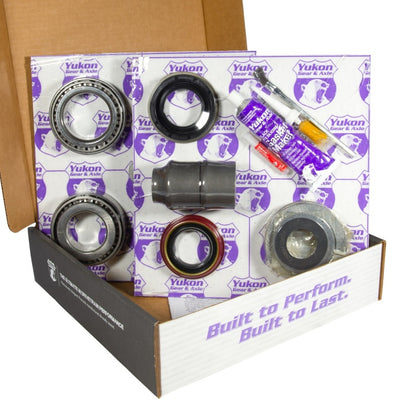 Yukon 9.75in Ford 3.55 Rear Ring & Pinion Install Kit 34 Spline Positraction 2.99in Axle Bearing