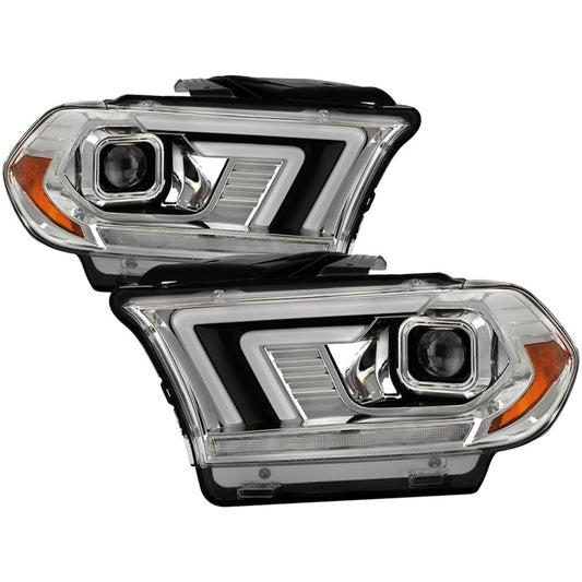 Spyder Dodge Durango 11-13 Halogen Model Only Projector Headlights - Chrome PRO-YD-DDU11SI-C