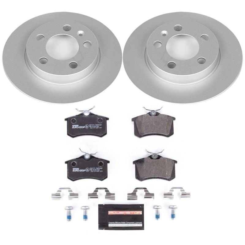 Power Stop 00-06 Audi TT Quattro Rear Euro-Stop Brake Kit