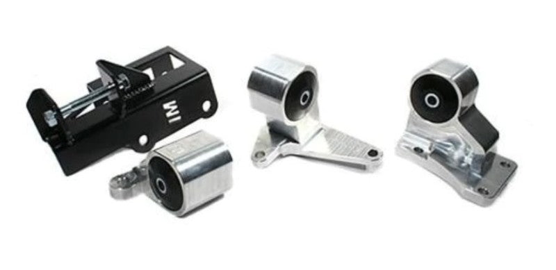 Innovative 92-95 Civic H-Series Silver Aluminum Mounts Solid Bushings