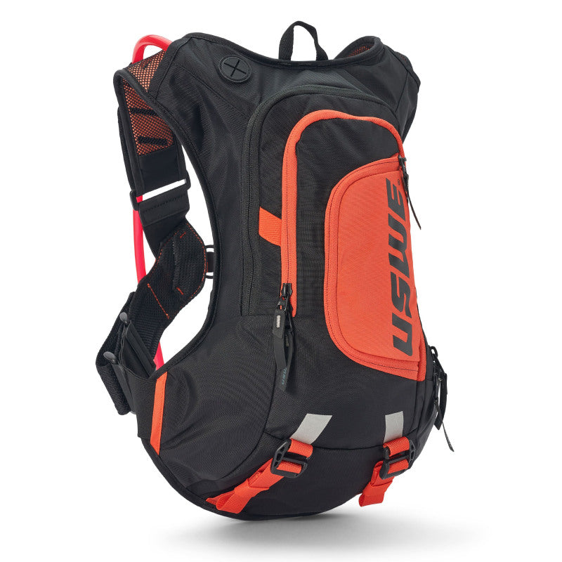 USWE Moto Hydro Hydration Pack 8L - Black/Factory Orange