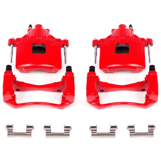 Power Stop 00-05 Buick LeSabre Front Red Calipers w/Brackets - Pair