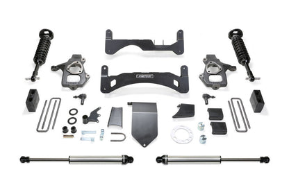 Fabtech 14-18 GM C/K1500 P/U w/oE Forg Stl UCA 6in Perf Sys G2 w/Dl 2.5 & 2.25