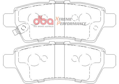 DBA 04-12 Nissan Pathfinder 4.0L XP Performance Rear Brake Pads