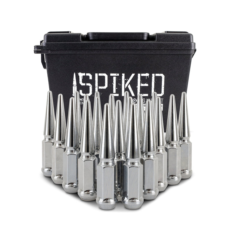 Mishimoto Steel Spiked Lug Nuts M12x1.5 20pc Set - Chrome – Tri