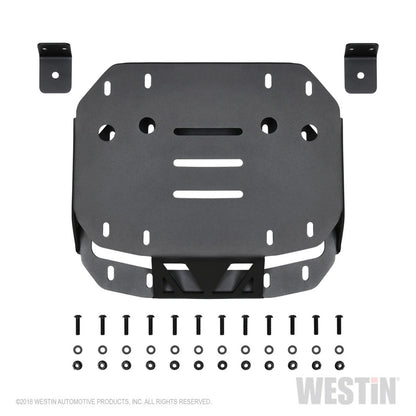 Westin 18-19 Jeep Wrangler JL WJ2 Spare Tire Relocator - Textured Black