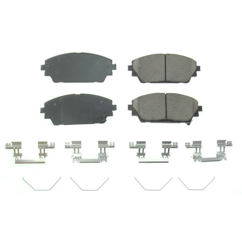 Power Stop 2019 Mazda 3 Front Z17 Evolution Ceramic Brake Pads w/Hardware