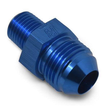 Russell Performance -4 AN to 1/4in NPT Straight Flare to Pipe (Blue)