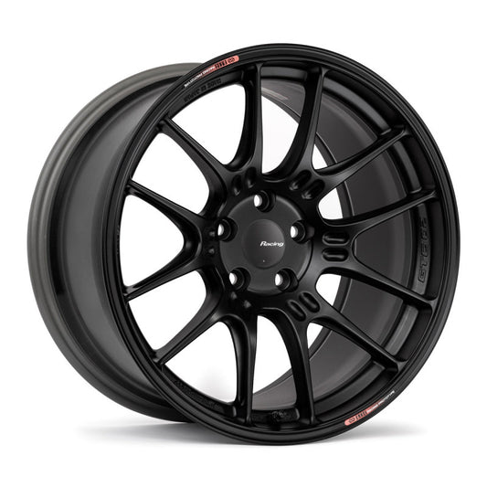 Enkei GTC02 19x9 5x112 45mm Offset 66.5mm Bore Matte Black Wheel